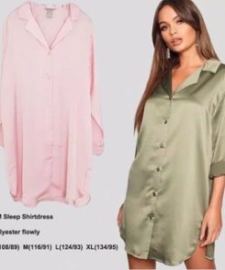 H&M Sleep Shirtdress - Baju Tidur Wanita Branded Original