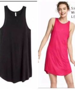 DRESS TUNIC TANKTOP H&M KATUN RAYON