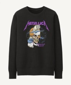 CREWNECK H&M METALICA ORIGINAL