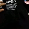 Sweater Hoodie Nasa H&M Hitam pria Wanita