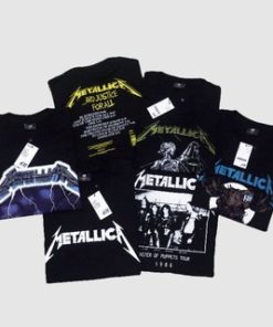 KAOS MUSIK METALLICA H&M (BISA BAYAR DITEMPAT)