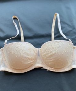 H&M Lacey Light Powder Balconette Strapless Lace Bra Multiway Bh Beha Kutang Kemben Tanpa Strap