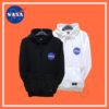 NASA Hoodie Cowok h&m High Quality / Jaket Switer NASA Bahan Fleece Tebal Kekinian