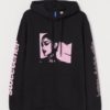 Hoodie hnm h&m ariana grande sweetener chest hand printed