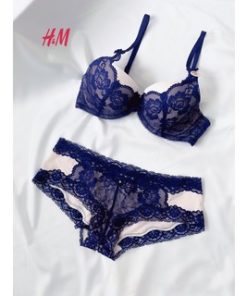 (Set) H&M microfiber push-up bra & underwear