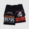 KAOS MUSIK ACDC H&M (BISA BAYAR DITEMPAT)