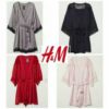 HnM kimono original high quality/kimono baju tidur/baju tidur satin grade A no reject