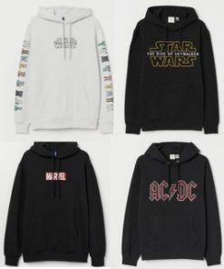 COD - HOODIE H&M STARWARS/MARVEL/ACDC