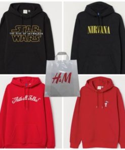 (COD) HOODIE H&M STARWARS/NIRVANA/FOLKS/SNOOPY