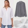 H&M longsleeved blouse shirt kemeja basic