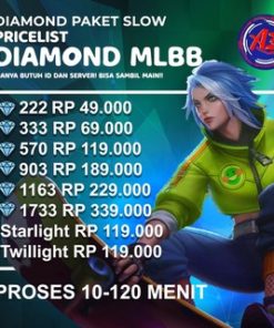 Diamond Mobile Legend paket SLOW murah Promo MLBB #1