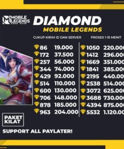Dm ML MLBB Diamond mobile legend murah legal. Topup mobile legend
