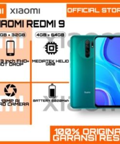 XIAOMI REDMI 9 ( 3GB + 32GB & 4GB + 64GB ) GARANSI RESMI TAM XIAOMI