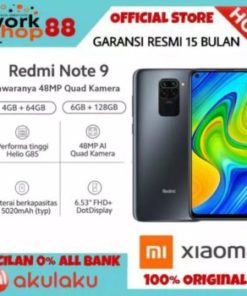 Xiaomi Redmi Note 9 6/128 & 4/64  [Garansi Resmi Xiaomi Indonesia] "UNIT 100% Segel & Baru"