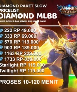 Diamond Mobile Legend paket Slow murah #1