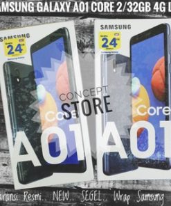 Samsung A01 Core 2/32 GB 4G LTE.. Garansi Resmi.. New..Segel..Wrap Samsung