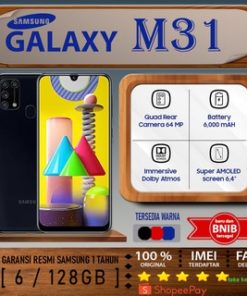 Samsung Galaxy M31 Smartphone [6 GB/ 128 GB] Resmi Samsung 1 Tahun