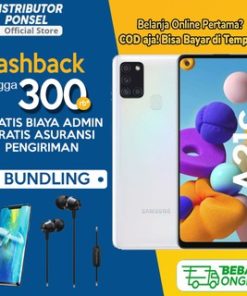 SAMSUNG GALAXY A21S 3/32 & 6/64 GARANSI RESMI SAMSUNG