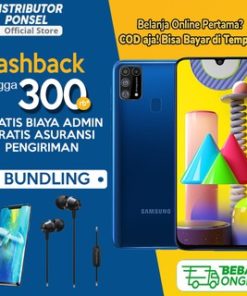 Samsung Galaxy M31 6/128GB Garansi Resmi SEIN Hitam Biru Merah