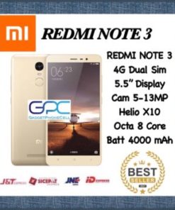 [Baru] "Xiaomi Redmi Note 3 32GB ROM 3GB RAM 4G LTE Smartphone Helio | HP Handphone Xiaomi Note 3 Ne