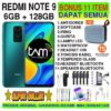 XIAOMI REDMI NOTE 9 4/64 6/128 RAM 4GB 6GB ROM 64GB 128GB GARANSI RESMI