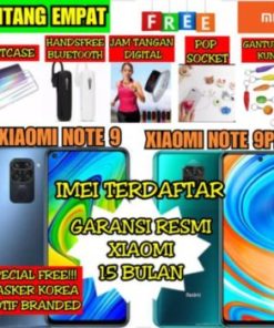 XIAOMI REDMI NOTE 9 / 9 PRO 4/64 & 6/128 GARANSI RESMI 15 BULAN