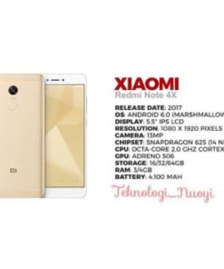 Xiaomi redmi note4x 4/64