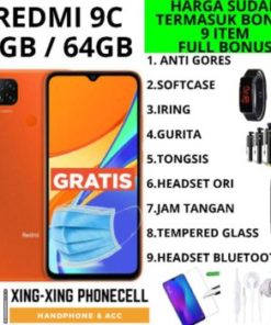 XIAOMI REDMI 9C 4/64 RAM 4GB ROM 64GB GARANSI RESMI TAM