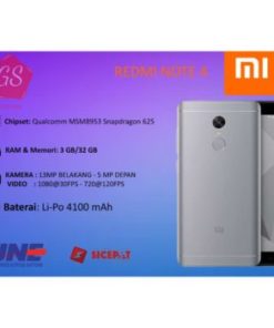 XIAOMI REDMI NOTE 4 3/32GB - 3/64GB - 4/64GB GARANSI 1 TAHUN