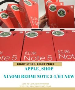 xiaomi redmi note 5 4/64 ram 4gb rom 64gb new gratis asuransi JNE