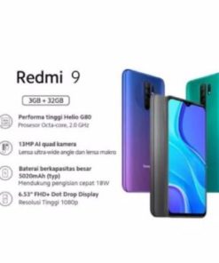 XIAOMI REDMI 9 RAM 3/32 GB & 4/64GB GARANSI RESMI