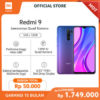 Xiaomi Redmi 9 (3GB+32GB) 13MP Quad Kamera Helio G80 Layar 6.53 FHD+ Baterai 5020mAh Garansi Resmi