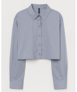 Boxy cotton shirt