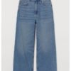 High Waist Culotte Jeans