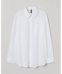 Oversized cotton shirt