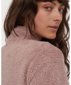 Faux shearling top