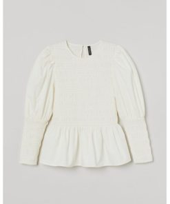 Cotton poplin blouse