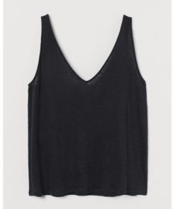 Linen vest top