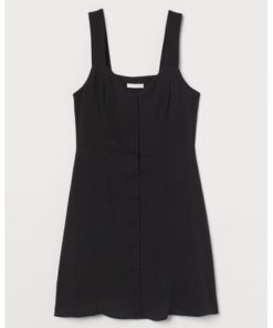 Button-front dress