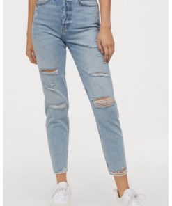 Slim Mom High Ankle Jeans