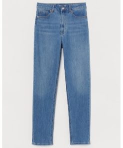 Slim Mom High Ankle Jeans