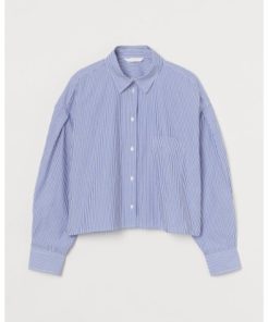 Boxy cotton shirt