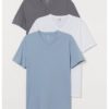 3-pack T-shirts Slim Fit