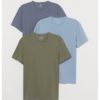 3-pack T-shirts Slim Fit