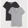 2-pack V-neck T-shirts