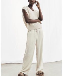 Wide pull-on trousers