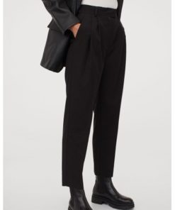 Crease-leg trousers