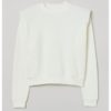 Shoulder-pad sweatshirt