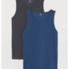 2-pack vest tops Regular Fit