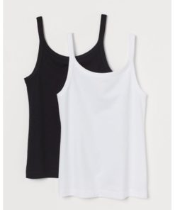 2-pack cotton vest tops